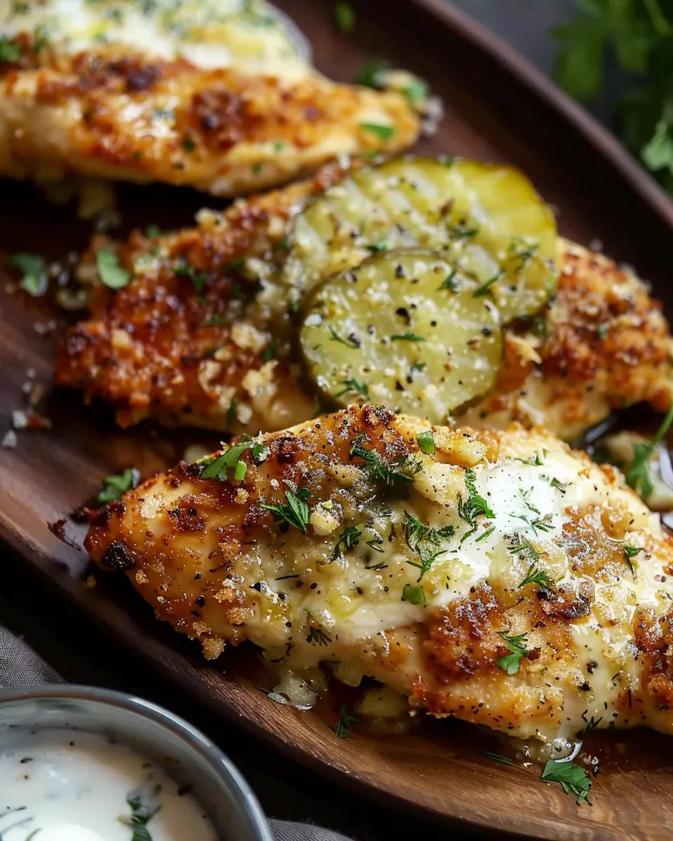 Dill Pickle Parmesan Chicken: Juicy Flavor You Can’t Resist