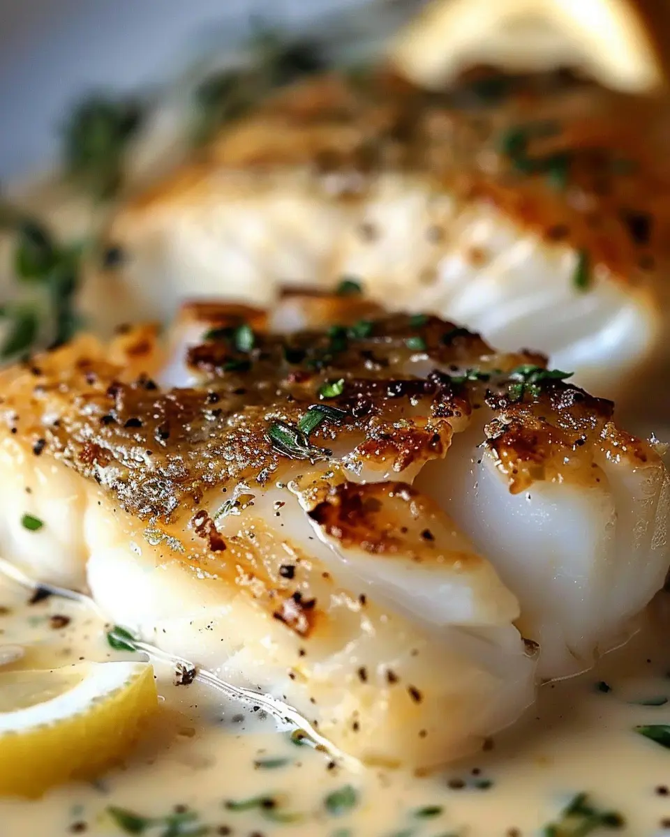 Baked Cod in Coconut Lemon Cream Sauce: A Delightfully Easy Dish