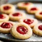 Strawberry Thumbprint Cookies