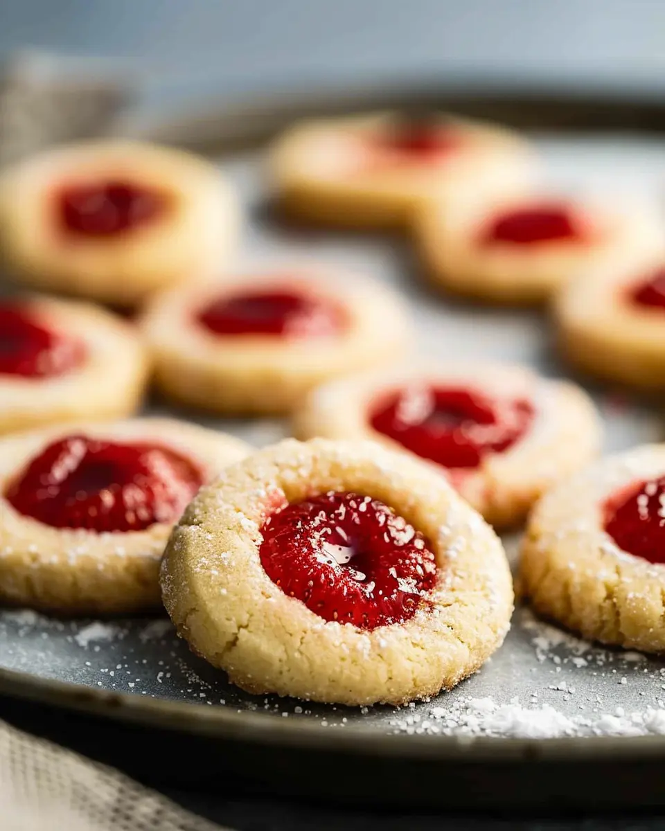 Strawberry Thumbprint Cookies: Easy Bites for Homemade Joy