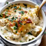 White Chicken Lasagna Soup