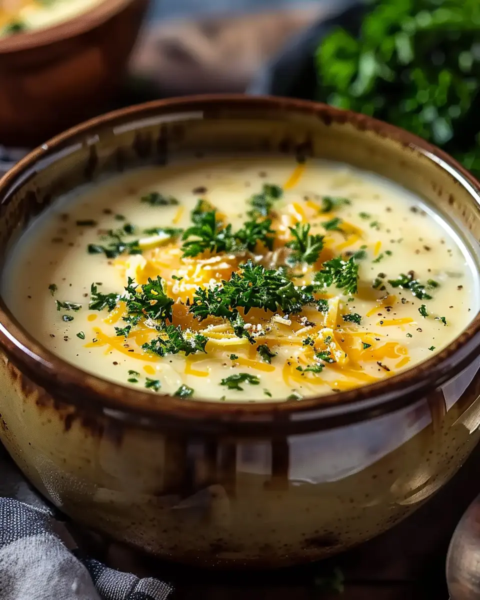 Cheddar Garlic Herb Potato Soup: The Best Comfort Food Delight
