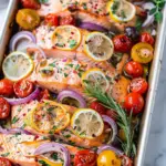 One Pan Baked Mediterranean Salmon