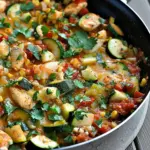 Tex Mex Chicken and Zucchini Skillet