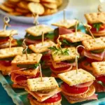 Ritz Cracker Party Sandwiches