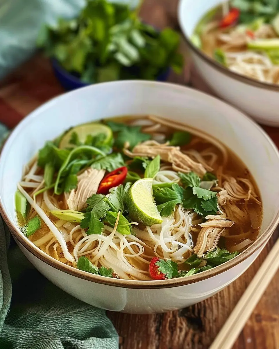 Easy chicken pho: A comforting bowl of homemade goodness