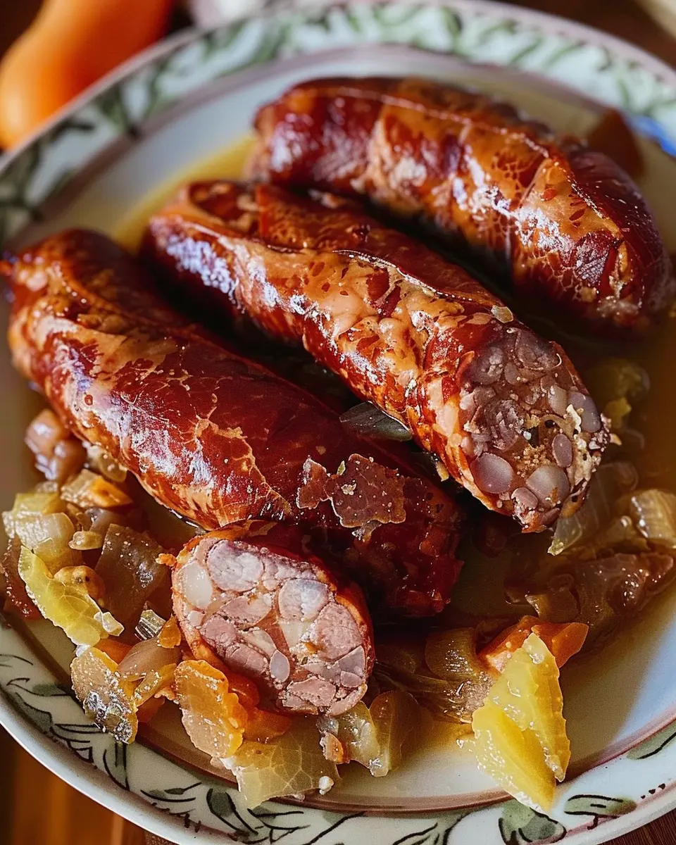 Chou braisé aux saucisses: A Joyful Twist on Comfort Food