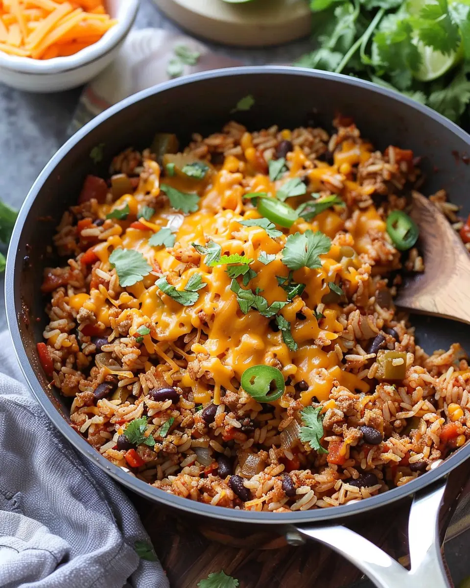 Cheesy Taco Rice Skillet: Easy Comfort Food for Any Night