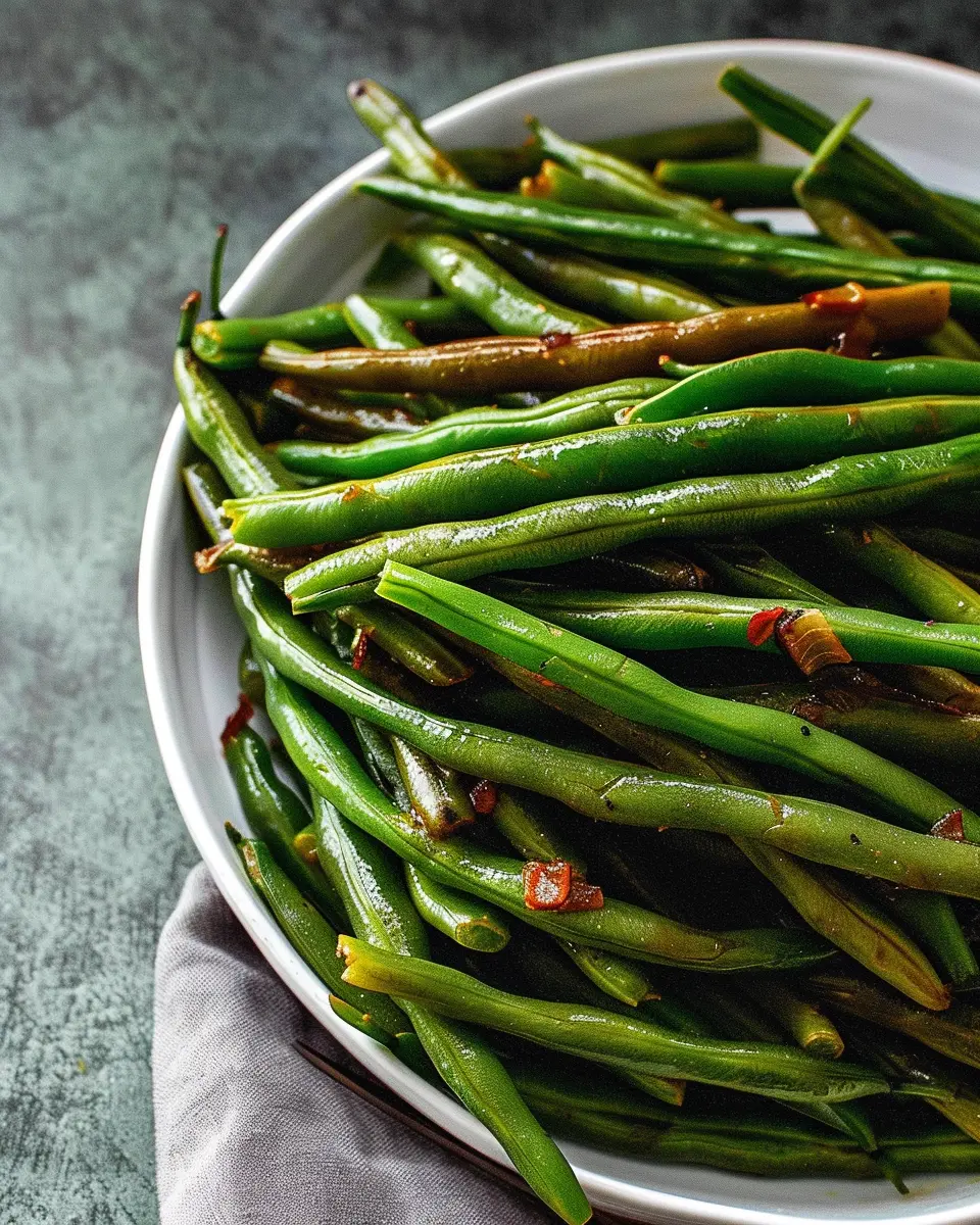 Crack Green Beans with Turkey Bacon: The Best Healthy Side Dish