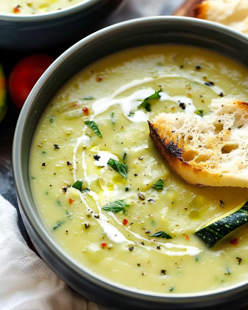 Creamy Zucchini Soup: Your Easy Path to Wholesome Comfort