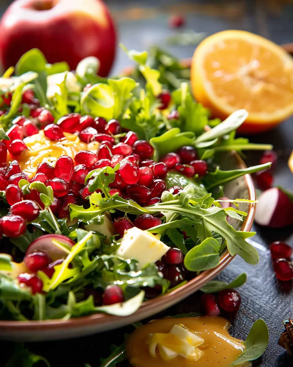 Christmas Salad with Honey Mustard Dressing: A Festive Flavor Boost