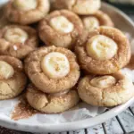 Eggnog Snickerdoodle Thumbprint Cookies