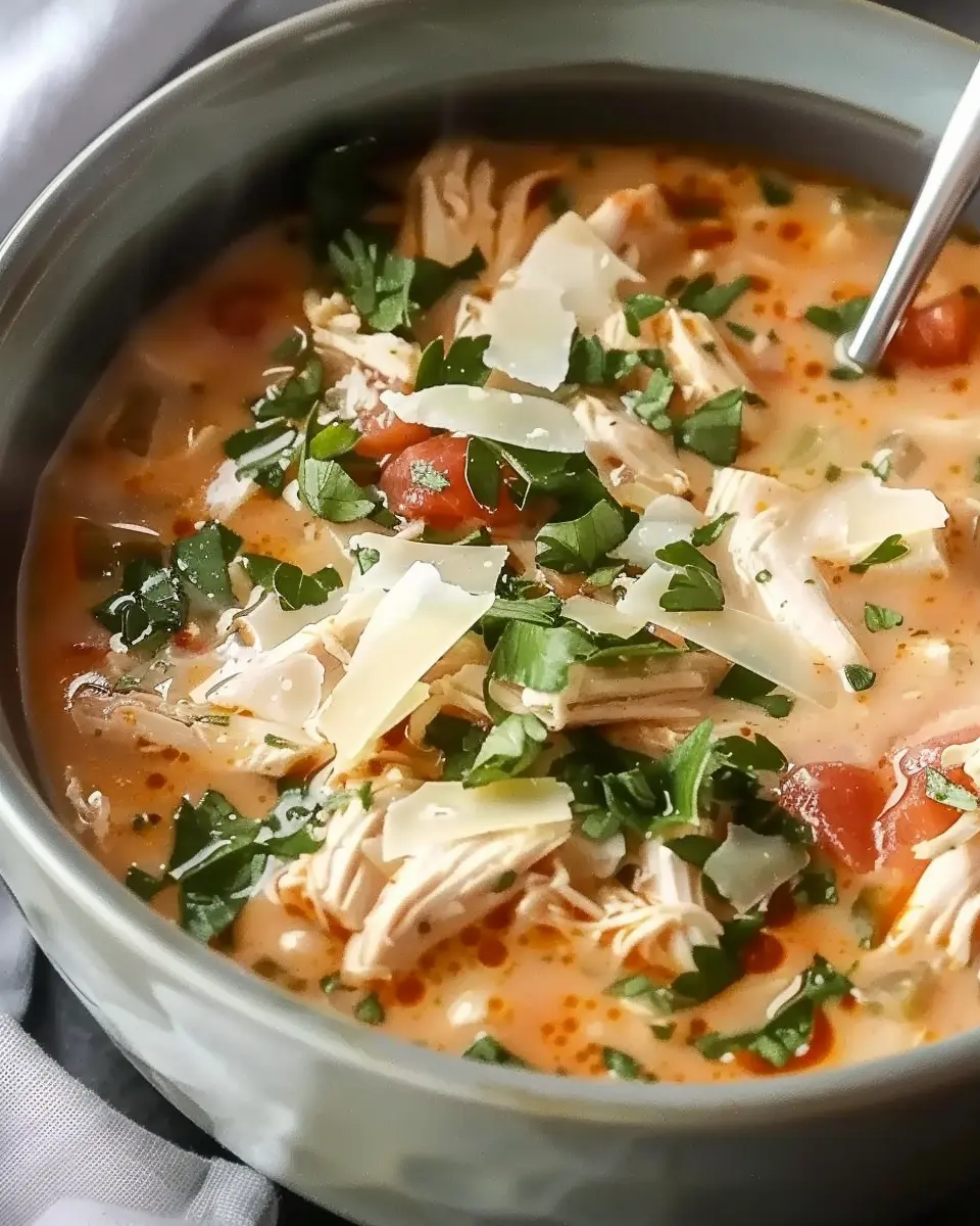 Crock Pot Creamy Chicken Parmesan Soup: A Cozy, Easy Meal