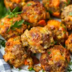 Cheesy Sausage Stuffing Balls