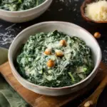 Creamed Spinach with Water Chestnuts