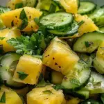 Pineapple Cucumber Salad