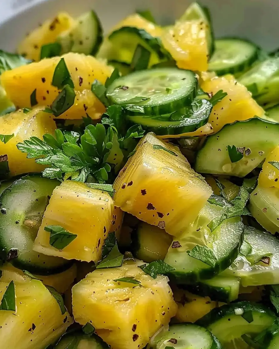 Pineapple Cucumber Salad: Refreshing &amp; Easy Twist for Summer