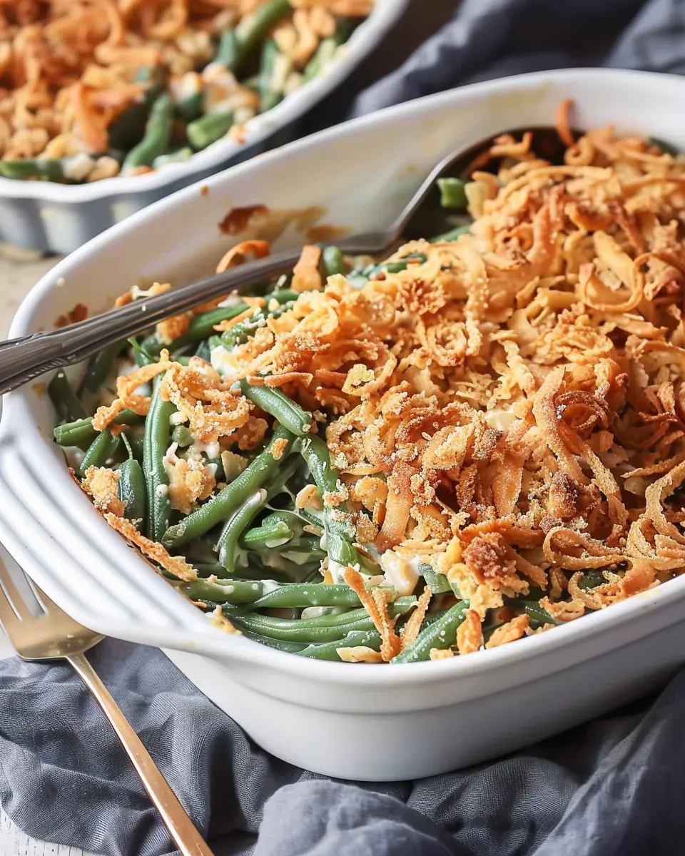 Fresh Green Bean Casserole: The Best Turkey Bacon Twist
