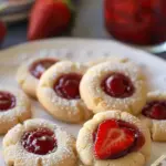 Strawberry Thumbprint Cookies