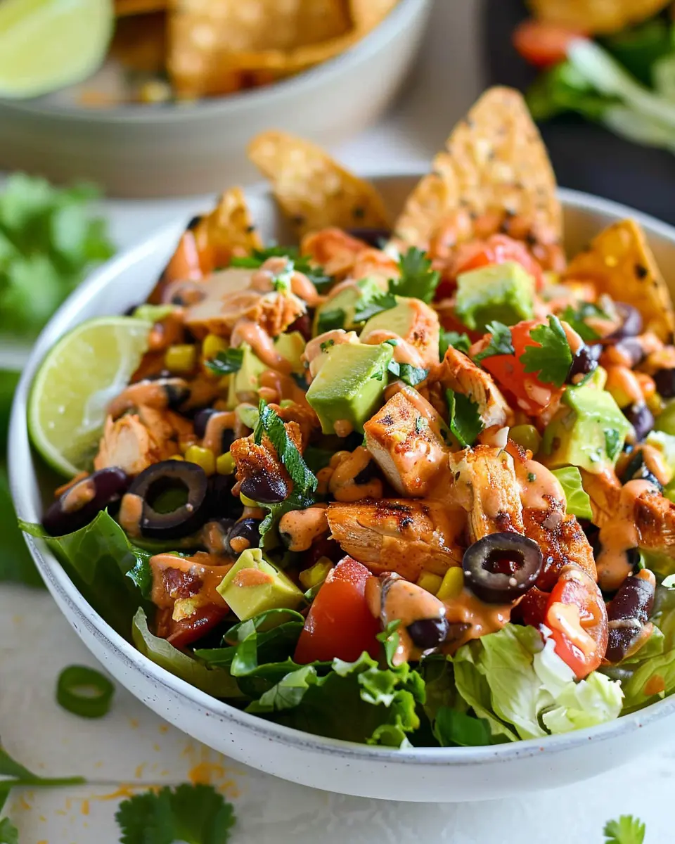 Southwest Chicken Salad: Easy Recipe with Turkey Bacon Delight