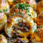Garlic Parmesan Cheeseburger Bombs recipe