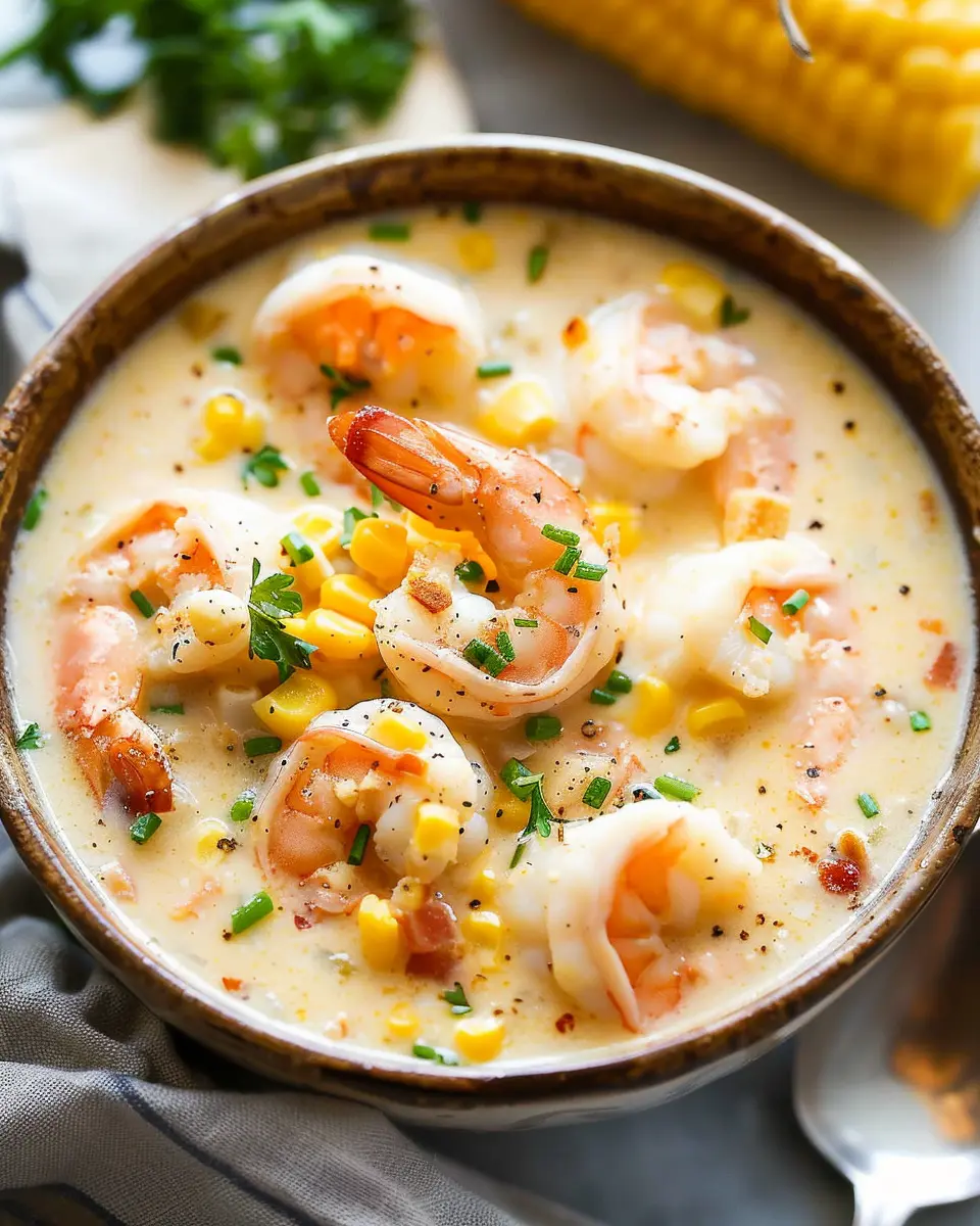 Shrimp Corn Chowder: Indulgent Comfort in Every Bowl