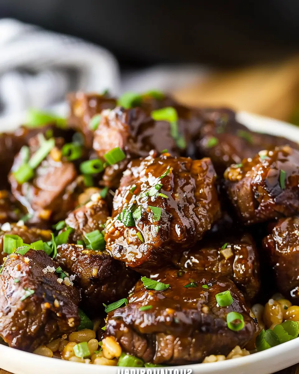 Slow Cooker Garlic Butter Steak Bites: Juicy and Easy to Make