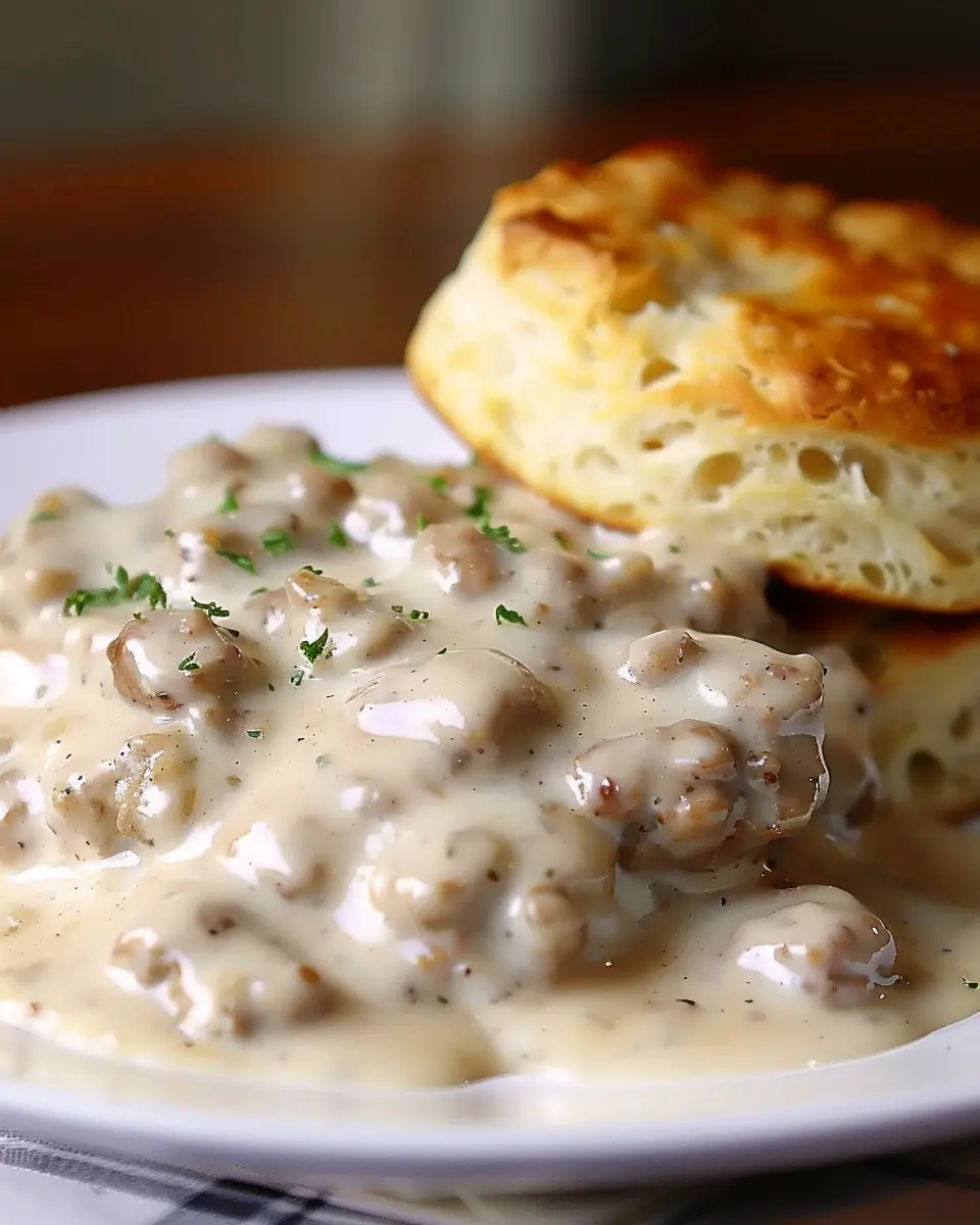 Easy Sausage Gravy and Biscuits: A Comforting Weekend Recipe
