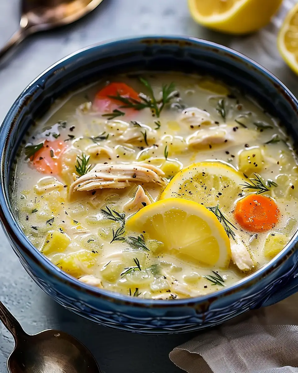Quick Greek Lemon Chicken Soup: A Refreshing, Easy Comfort Dish