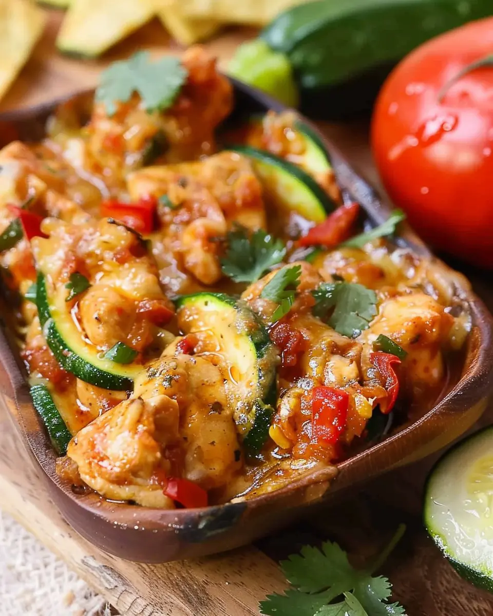 Tex Mex Chicken and Zucchini: Easy One-Pan Delight for Dinner