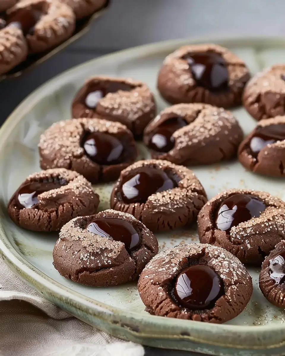 Chocolate Thumbprint Cookies: Easy Indulgence for Homemade Bliss
