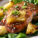 Baked Pineapple Salmon