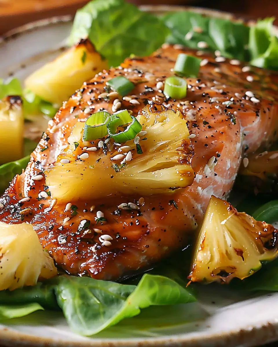 Baked Pineapple Salmon: A Juicy and Refreshing Dinner Delight