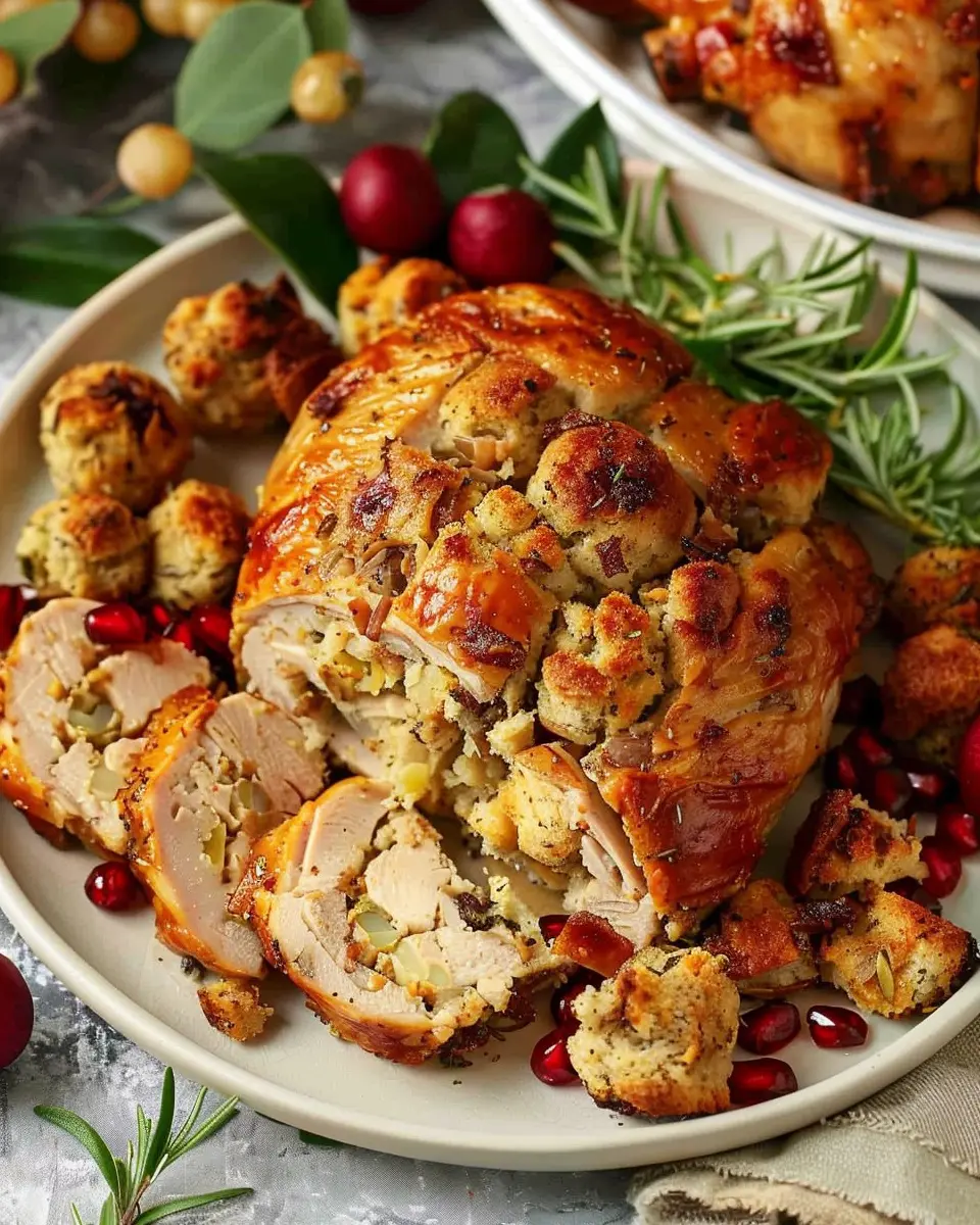 Stuffing Balls: Easy Turkey Bacon &amp; Chicken Ham Delight