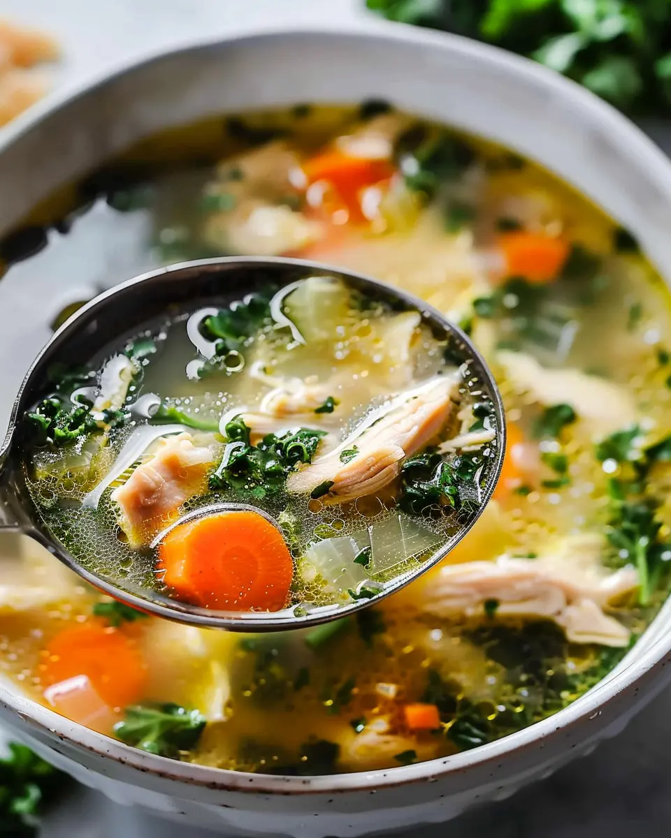 Keto Chicken Soup: Easy Recipe with Turkey Bacon and Chicken Ham