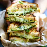 Zucchini Grilled Cheese Sandwich