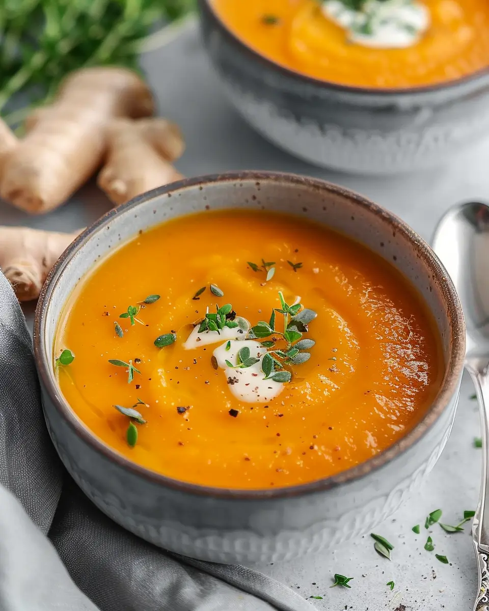 Carrot Ginger Soup: A Cozy and Nutritious Delight at Home