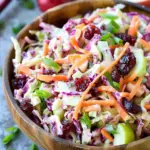 Apple Cranberry Coleslaw