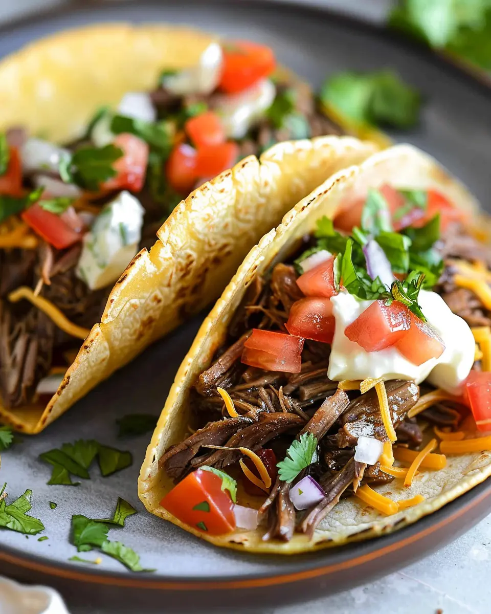Slow Cooker Shredded Beef Tacos: Easy, Flavorful Delight at Home