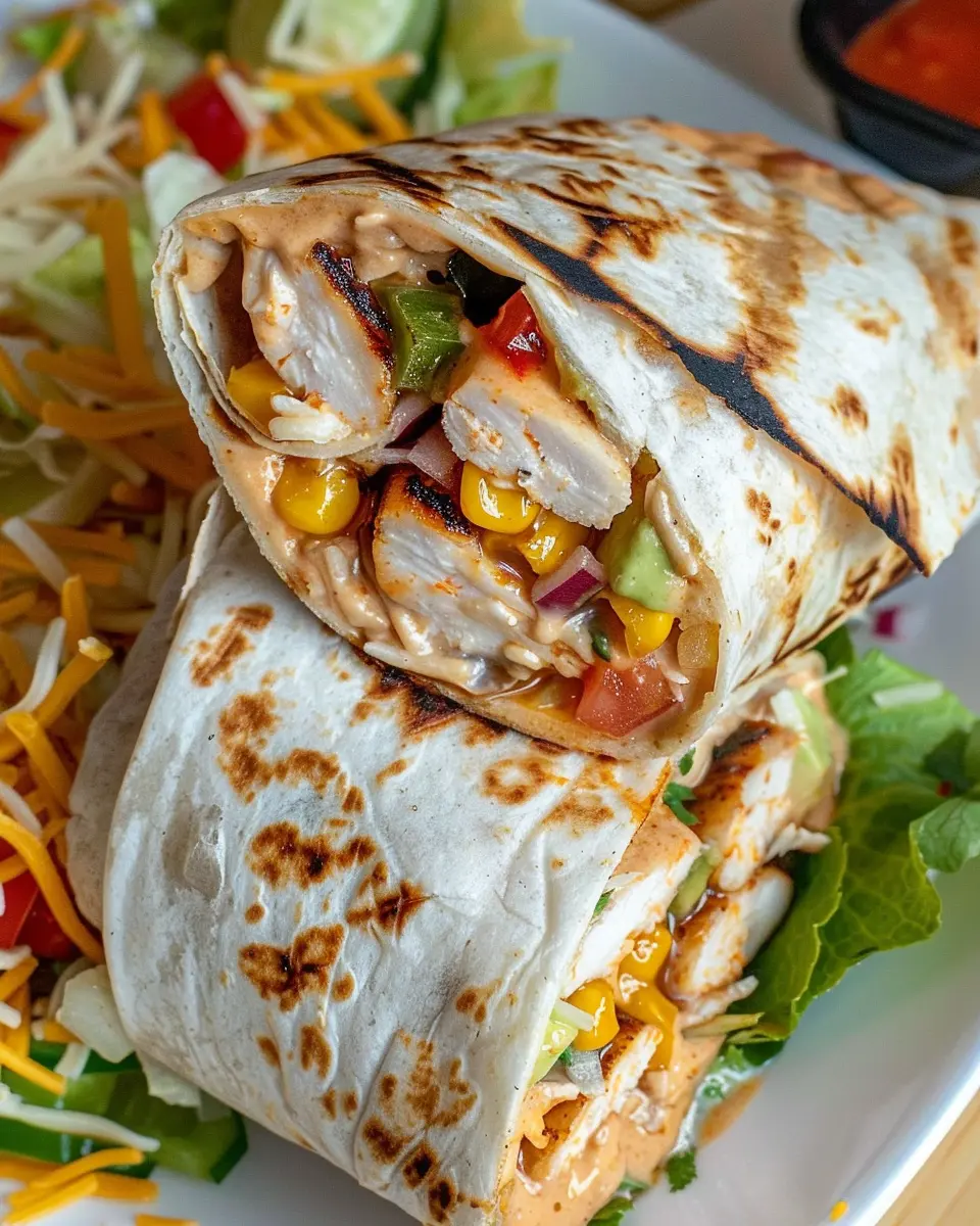 Chipotle Ranch Grilled Chicken Burrito: Easy &amp; Flavorful Delight