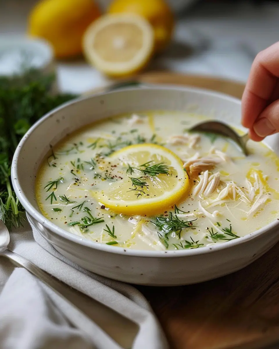 Greek Lemon Chicken Soup: Easy Comfort Food for Cozy Nights