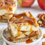 Caramel Apple Cheesecake Bars