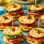 Ritz Cracker Party Sandwiches
