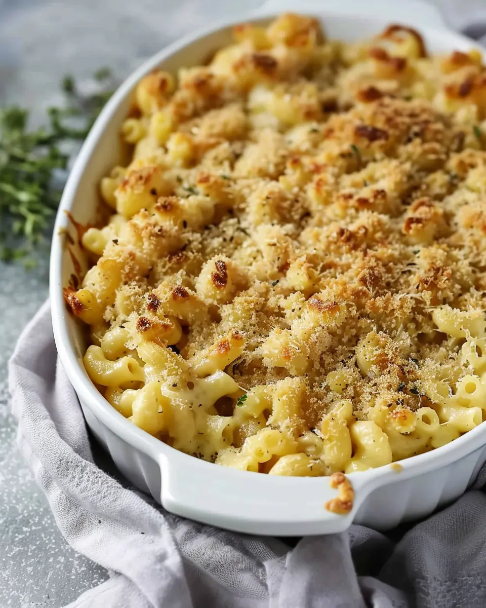 The Best Easy Baked Mac and Cheese with Turkey Bacon Delight