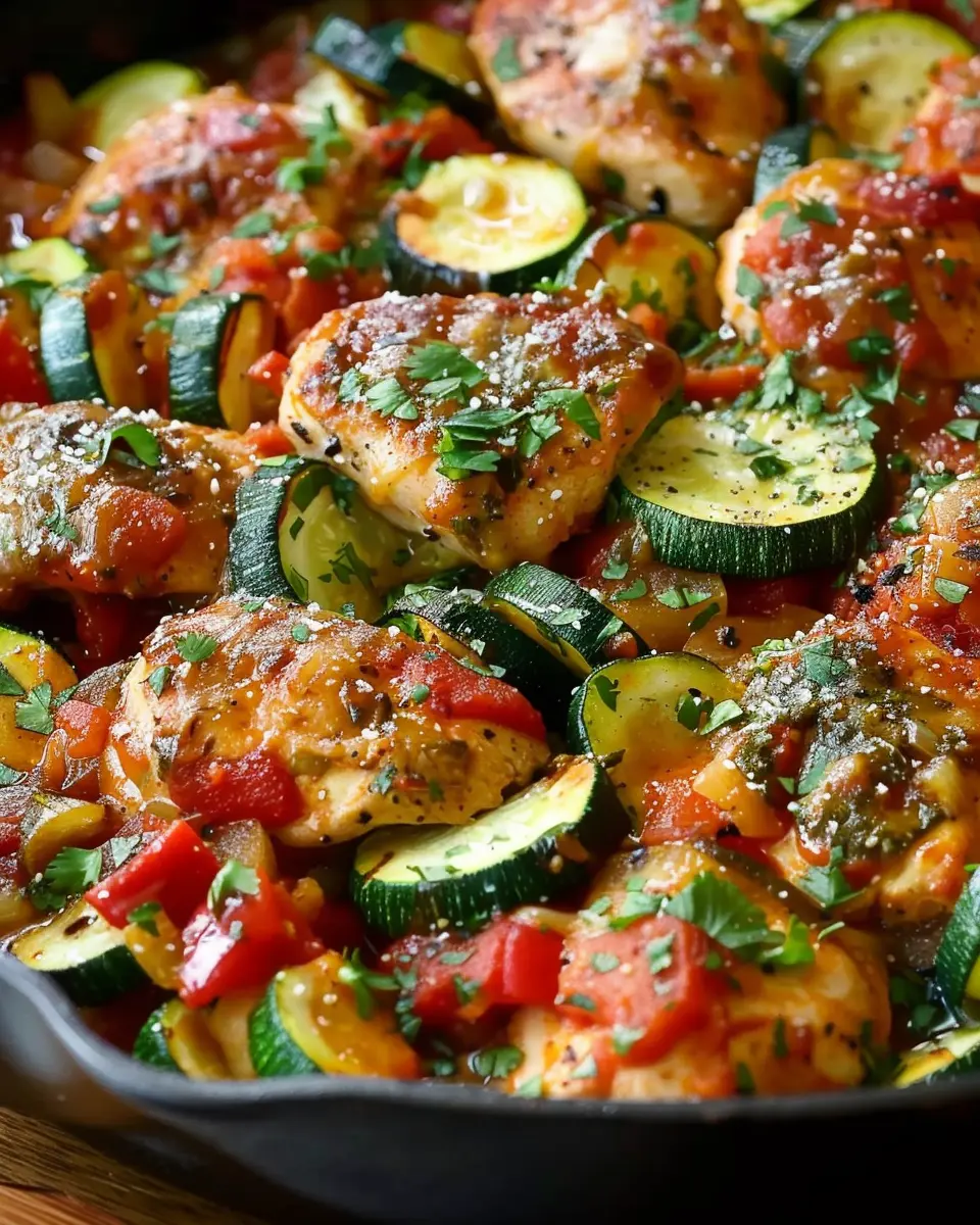 Tex Mex Chicken and Zucchini Recipe: A Quick and Juicy Delight